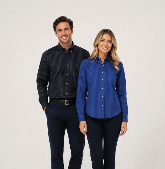 Micro Stripe Lounge Shirt