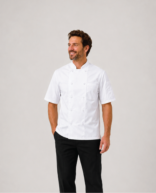Short Sleeve Chef Jacket