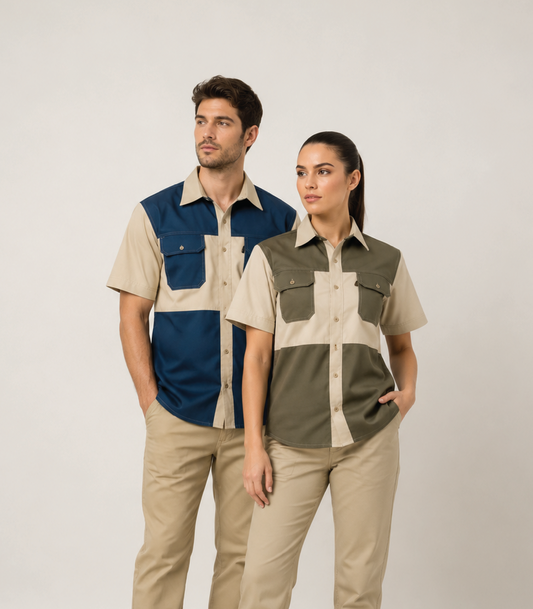 Two-Tone Bush Shirt