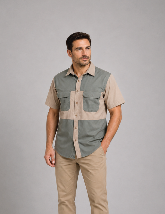 Two-Tone Bush Shirt
